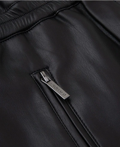 Shop Esqualo Faux Leather Skirt In Black