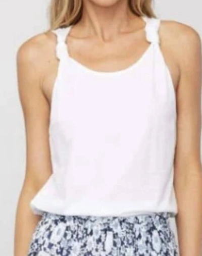 Sundays Greer Tank In Navy In White