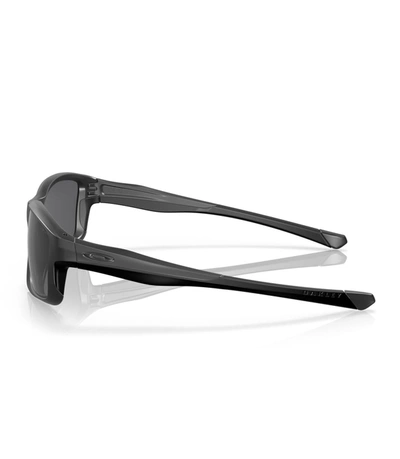 Shop Oakley Adult Chainlink Sunglasses In Grey Polarized Lenses/matte Black Frame