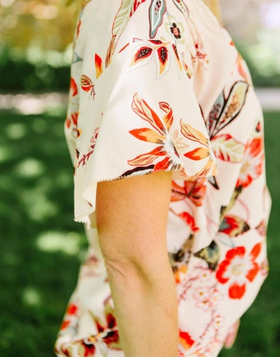 Sanctuary Countryside Shell Blouse In Peach In White