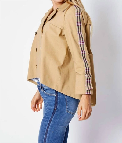 Fate Paddington Jacket In Camel In Brown