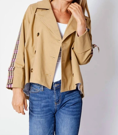 Fate Paddington Jacket In Camel In Brown