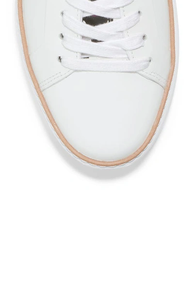 Shop Cole Haan Grandpro Cloudfeel Topspin Platform Sneaker In White/ Graf