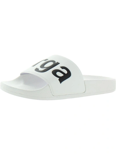 Superga 1908 Womens Man Made Slip On Pool Slides In Multi