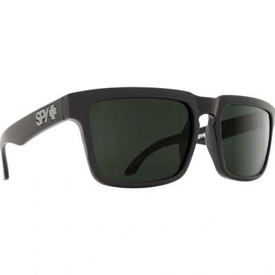 Shop Spy Men's Helm Sosi Sunglasses In Black/grey Green