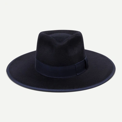 Wyeth Women's Carter Hat In Midnight Blue In Black