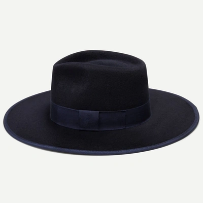 Wyeth Women's Carter Hat In Midnight Blue In Black