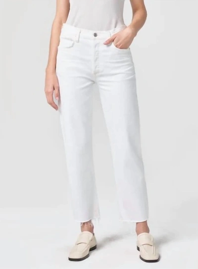 Shop Citizens Of Humanity Florence Straight Leg Jean In Chantilly In White
