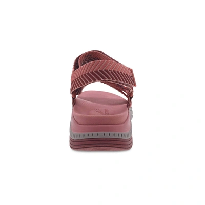 Shop Dansko Racquel Sandal In Rose Herringbone Webbing In Multi