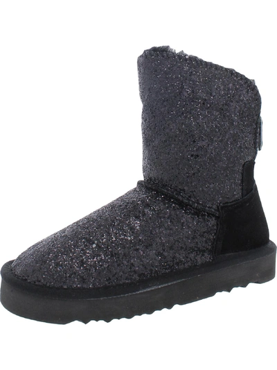 Shop Style & Co Teenyy Womens Slip On Outdoors Winter & Snow Boots In Black