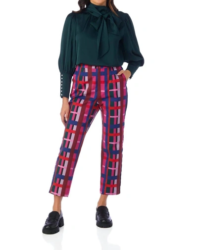 Shop Crosby By Mollie Burch Sid Pant In Plaid In Red