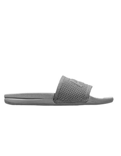 Shop Apl Athletic Propulsion Labs Men's Big Logo Techloom Slide In Cosmic Grey