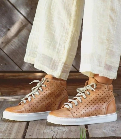Shop Bed Stu Lirica Sneakers In Bone Dip Dye In Orange
