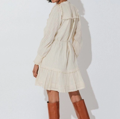 Shop Cleobella Celene Mini Dress In Ivory In Beige
