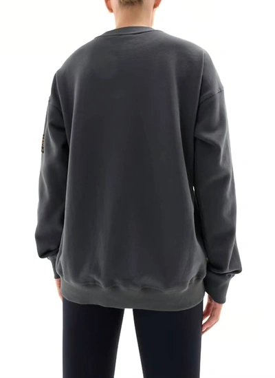 Shop P.e Nation Heritage Sweatshirt In Dark Shadow In Grey