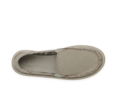 Shop Sanuk Donna Hemp Shoes In Natural In Grey