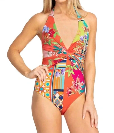 Johnny Was Color Twist One Piece In Multi