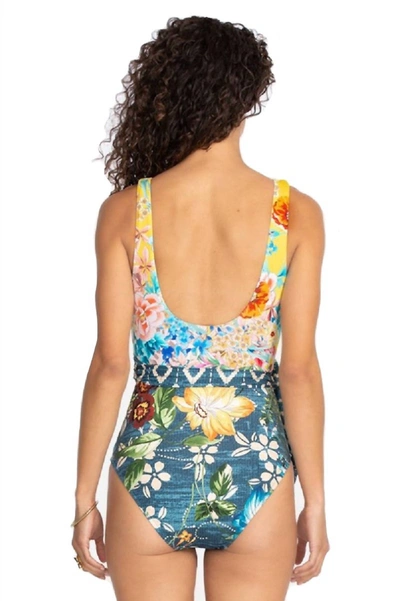 Shop Johnny Was Nessa Tie Front One Piece In Multi