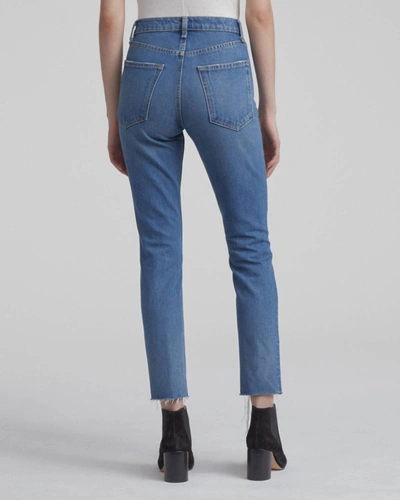 Rag & Bone High Rise Ankle Skinny Jean In Pamela In Blue