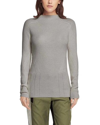 Shop Rag & Bone Natasha Turtleneck Fine Knit Cashmere Sweater In Pale Heather In Grey
