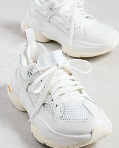 Shop Brandblack Saga 130 Sneakers In Off White