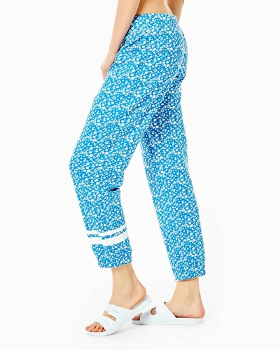 Shop Addison Bay Callowhill Sweatpants In Courtside Blue Floral