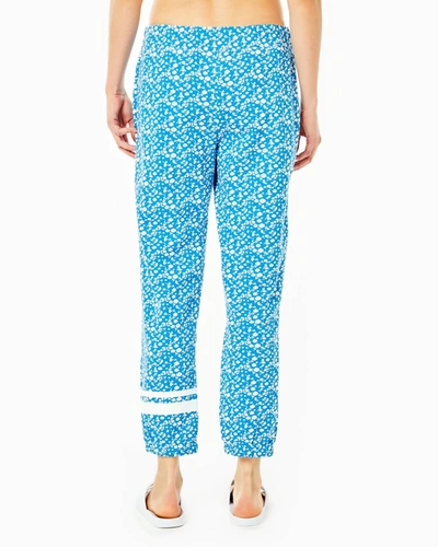 Shop Addison Bay Callowhill Sweatpants In Courtside Blue Floral