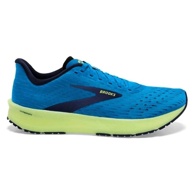 Shop Brooks Men's Hyperion Tempo Road-running Shoes - Medium Width In Blue/nightlife/peacoat