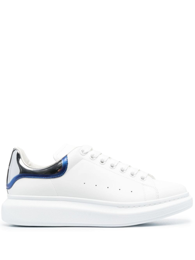 Shop Alexander Mcqueen Oversized Logo-print Sneakers In White
