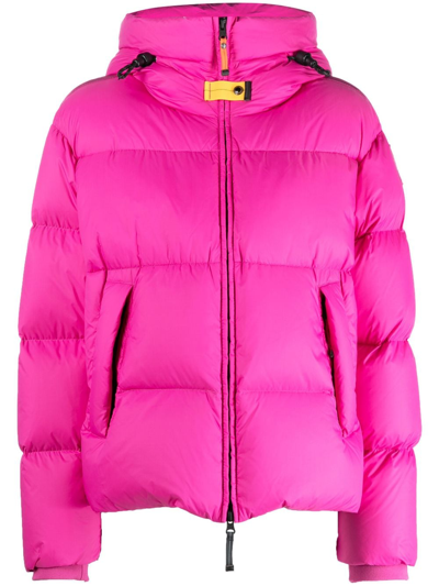 Shop Parajumpers Anya Hooded Puffer Jacket In Pink