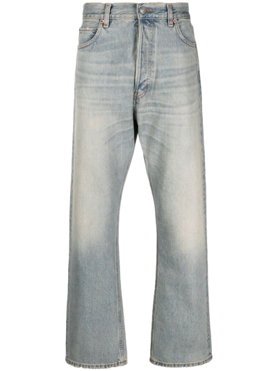 Shop Haikure Louise Straight-leg Jeans In Blue