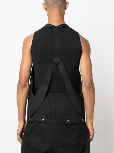 Rick Owens Bauhaus Open-front Vest In Black