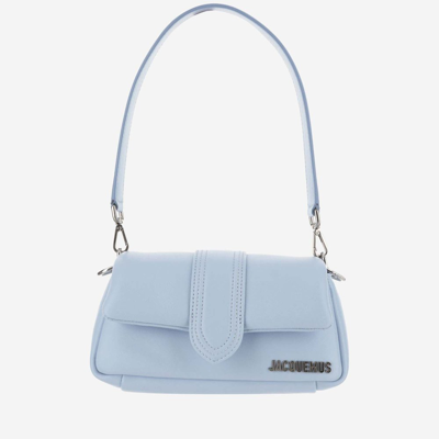 Shop Jacquemus Le Petit Bambimou Mini Shoulder Bag In Blue