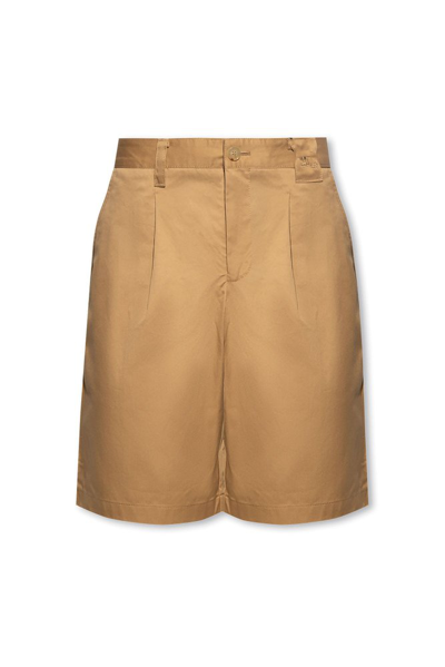 Shop Burberry Darwin Shorts In Brown