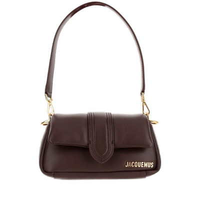 Shop Jacquemus Le Petit Bambimou Mini Shoulder Bag In Brown