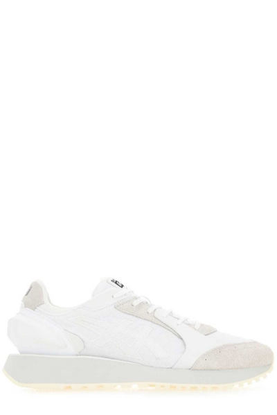 Shop Onitsuka Tiger Logo Patch Lace In White