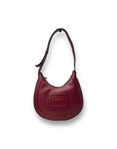 Shop Hogan H Bag Embossed Mini Shoulder Bag In Red