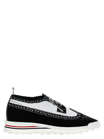Shop Thom Browne Longwing Brogue Lace In Multi