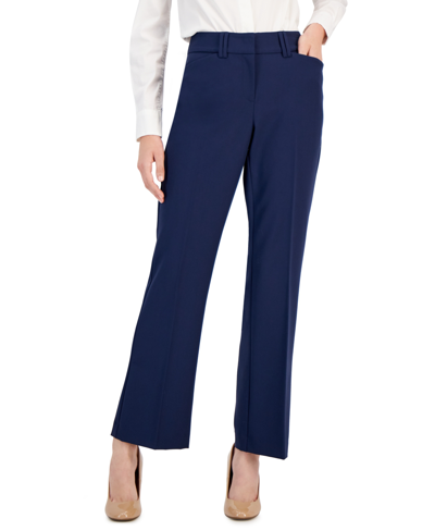 Shop Inc International Concepts Women's Curvy Bootcut Pants, Regular, Long & Short Lengths, Created For Macy's In Indigo Sea