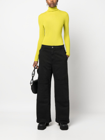P.a.r.o.s.h Roll-neck Wool Jumper In Green