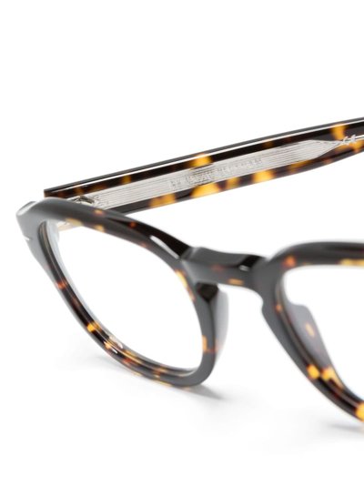 Shop Eyewear By David Beckham Tortoiseshell Round-frame Glasses In Brown
