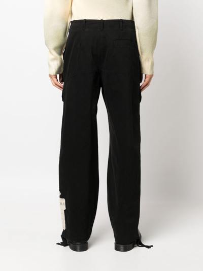 Shop A-cold-wall* Ando Cargo Trousers In Black