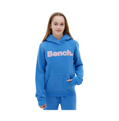 Shop Bench Dna Child Girls Anise Hoodie In Denim Blue