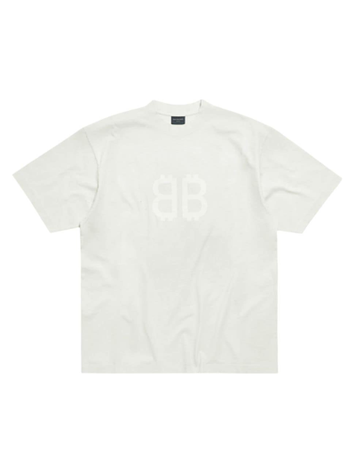 Shop Balenciaga Crypto T-shirt In White