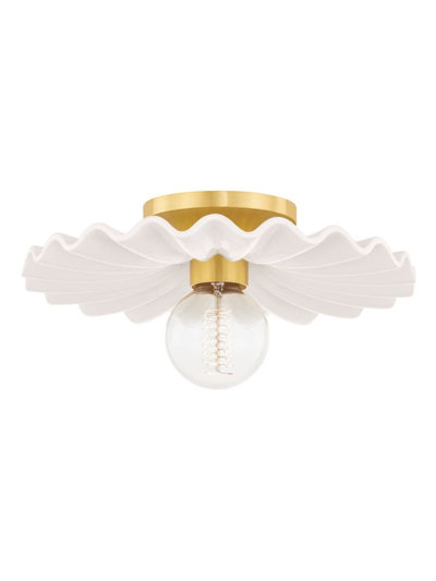 Shop Mitzi Tinsley 1-light Pendant In Gloss Cream