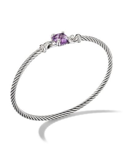 Shop David Yurman Women's Chatelaine Bracelet With Pavé Diamonds In Amethyst