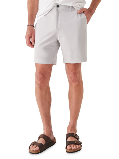 Shop Faherty Men's 7-inch All Day Shorts In Ice Grey