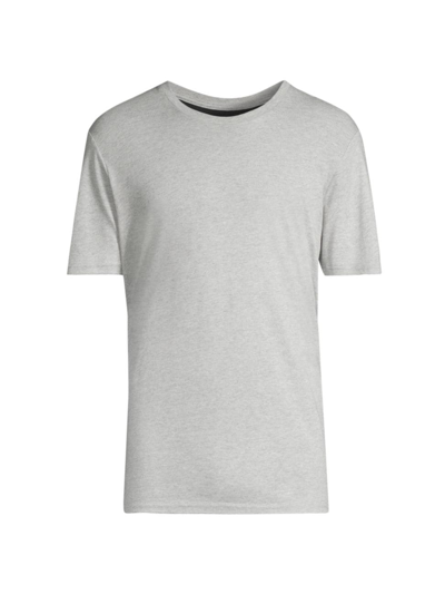 Shop Polo Ralph Lauren Men's Cotton-blend Crewneck T-shirt In Gray