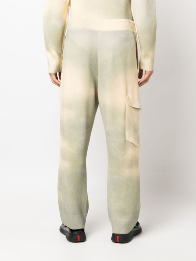 A-cold-wall* Gradient High-waist Trousers In Yellow