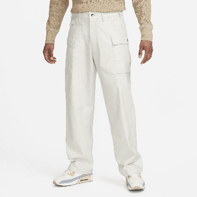 Shop Nike Men's Life Cargo Pants In Grey